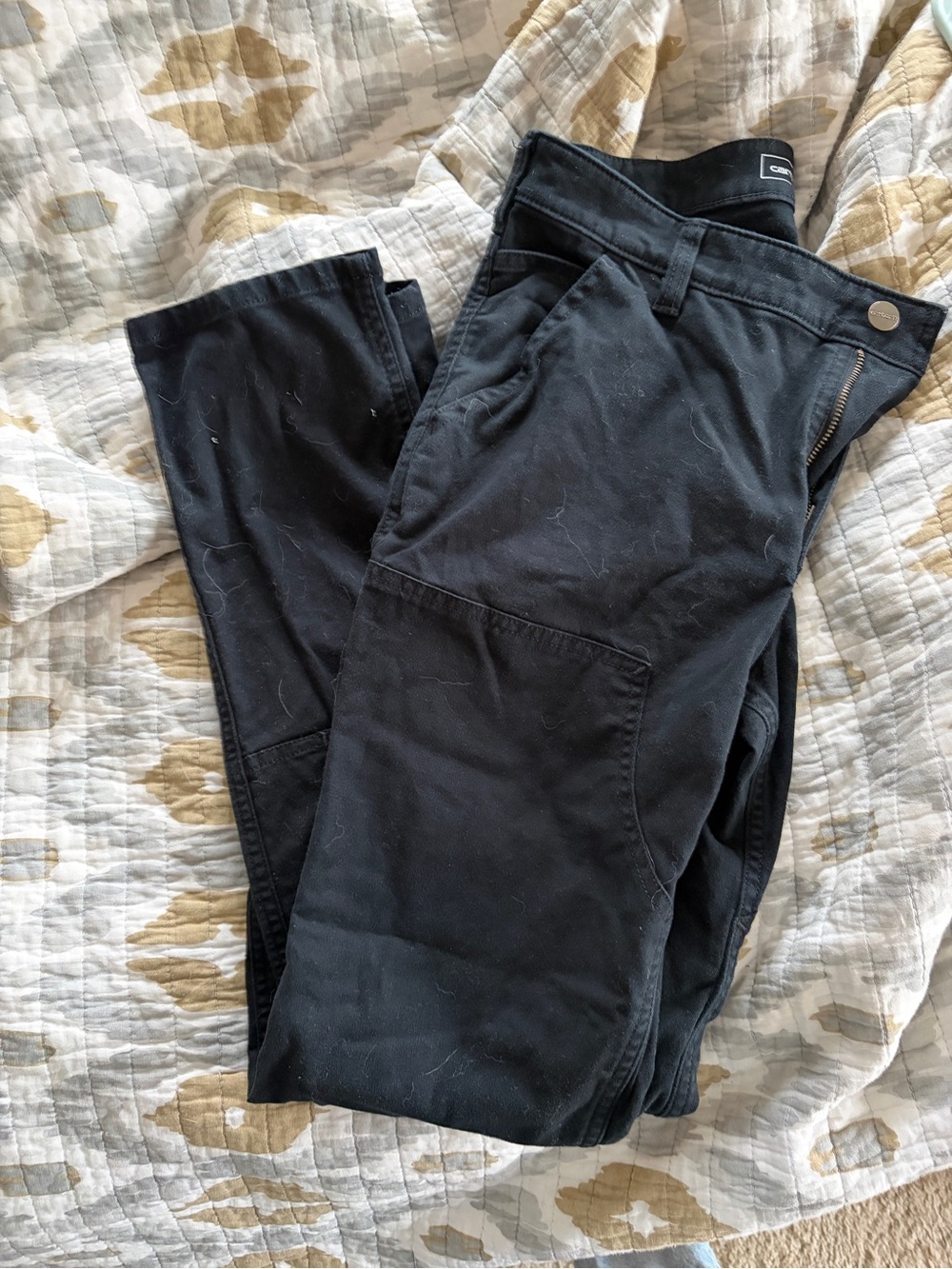 Carhartt Black Straight Leg Work Pants